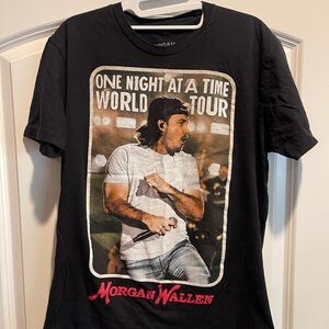 Morgan Wallen One Night at a Time Tour t-shirt, unisex Medium, black